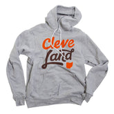 CleveLand Ohio - Team Script - Hooded Pullover Sweatshirt, Hoodies, WeBleedOhio, WeBleedOhio