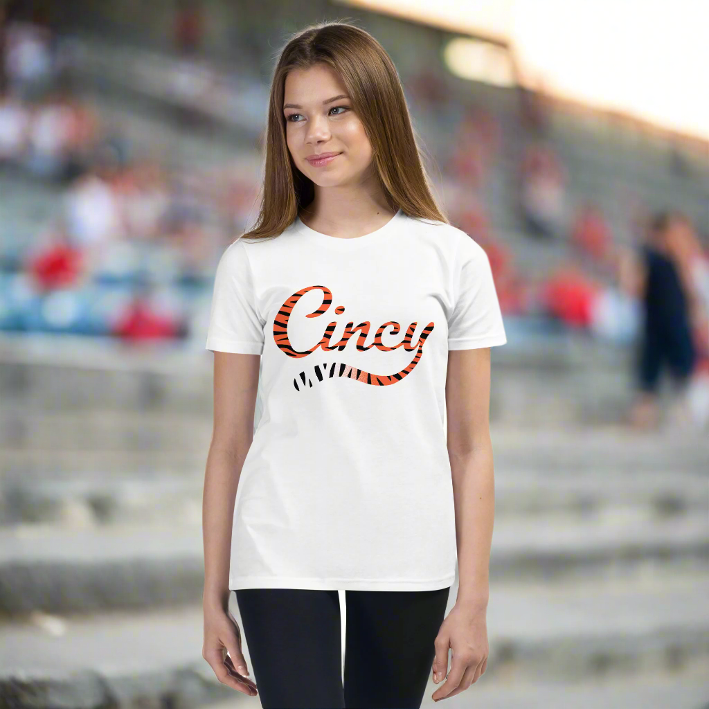 Cincinnati Kids - Youth Script Cincy T-Shirt, T-shirts, WeBleedOhio, WeBleedOhio