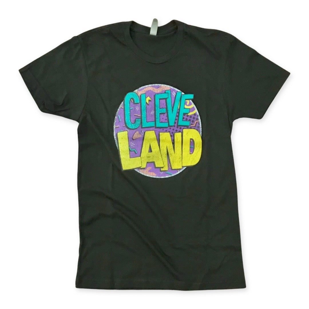 CLE by the Bell - Retro Cleveland T-shirt, T-shirts, WeBleedOhio, WeBleedOhio