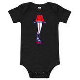 Baseball Leg Lamp - Baby Onesie, , WeBleedOhio, WeBleedOhio