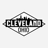 Sticker - Cleveland Streets Skyline, Decorative Stickers, WeBleedOhio, WeBleedOhio
