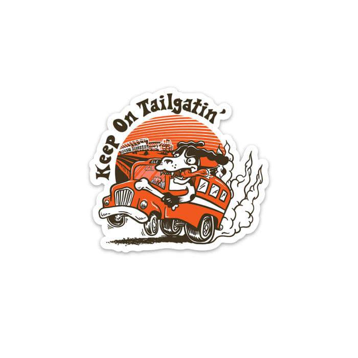 Sticker -  Keep On Tailgating Cleveland, Decorative Stickers, WeBleedOhio, WeBleedOhio