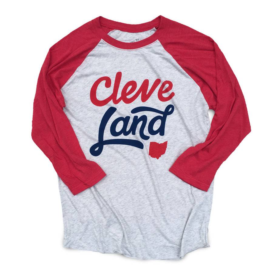 CleveLand Ohio - Baseball Style Tshirt, Shirts & Tops, WeBleedOhio, WeBleedOhio