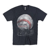 Cleveland Summer Nights - Baseball Moon T-shirt, Shirts & Tops, WeBleedOhio, WeBleedOhio