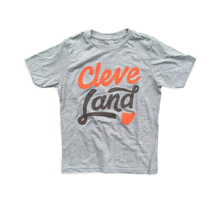 Kids - CleveLand Script - Youth Gridiron T-shirt, Shirts & Tops, WeBleedOhio, WeBleedOhio