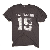 Retro Cleveland - Distressed Triblend T-shirt, T-shirts, WeBleedOhio, WeBleedOhio