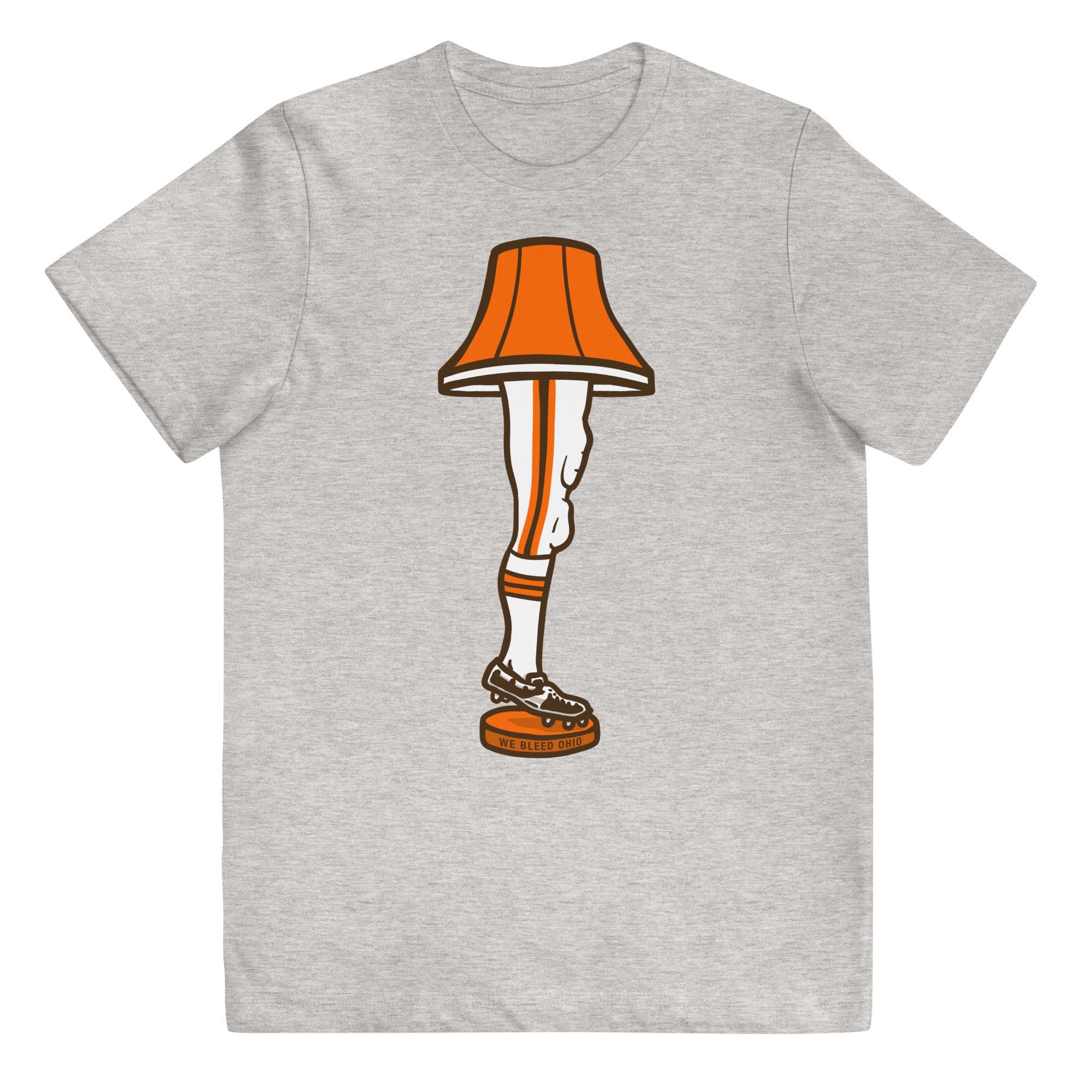 Football Leg Lamp – Youth T-shirt, Shirts & Tops, WeBleedOhio, WeBleedOhio