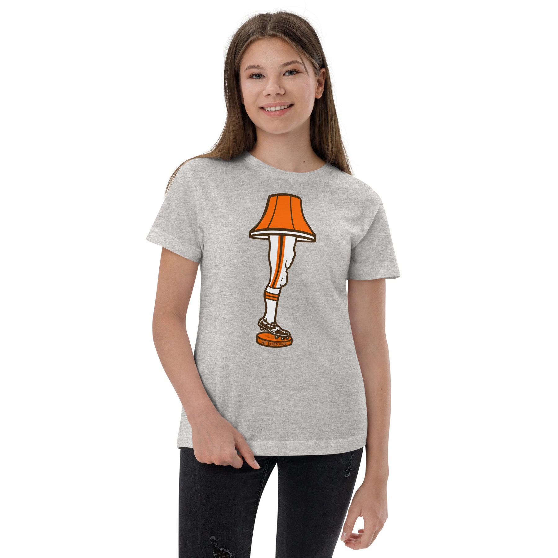 Football Leg Lamp – Youth T-shirt, Shirts & Tops, WeBleedOhio, WeBleedOhio